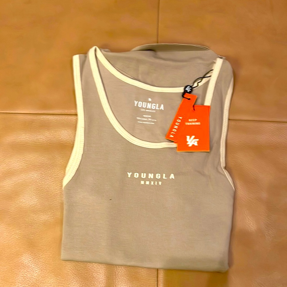 Brand New YoungLA Rocket Tank Top Sand